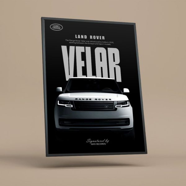 تابلو پرمیوم رنج روور سفید مناسب دکوراسیون لوکس و مدرن