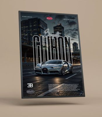 تابلو پرمیوم بوگاتی مناسب دکوراسیون لوکس و مدرن