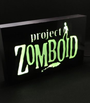 تابلو رومیزی لایت باکس گیمینگ RGB طرح Project Zomboid